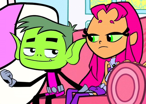 starfire from the titans go Raven and beast boy lemon