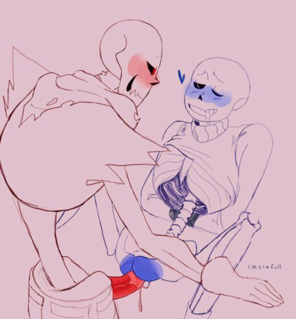 sans underswap x underfell papyrus Catdog all you need is lube