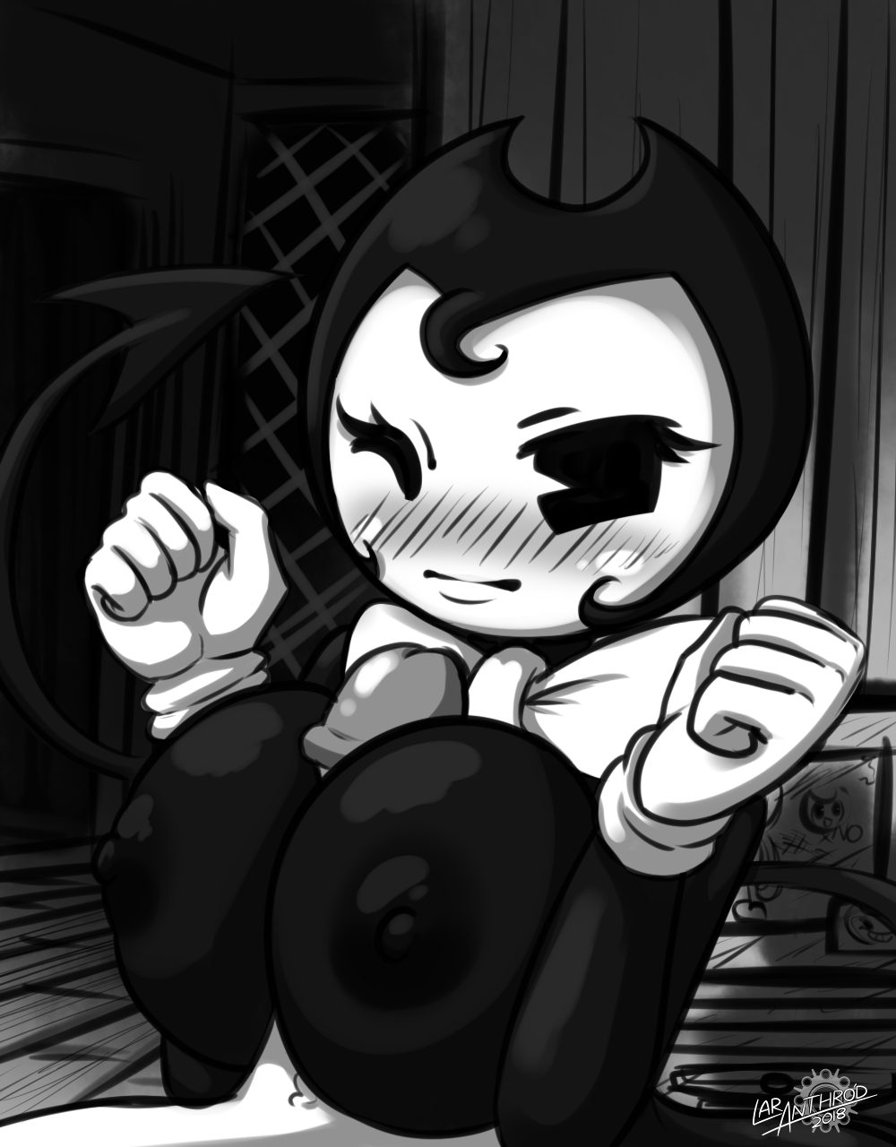 bendy x bendy and machine alice ink the Five nights at candy's candy and cindy