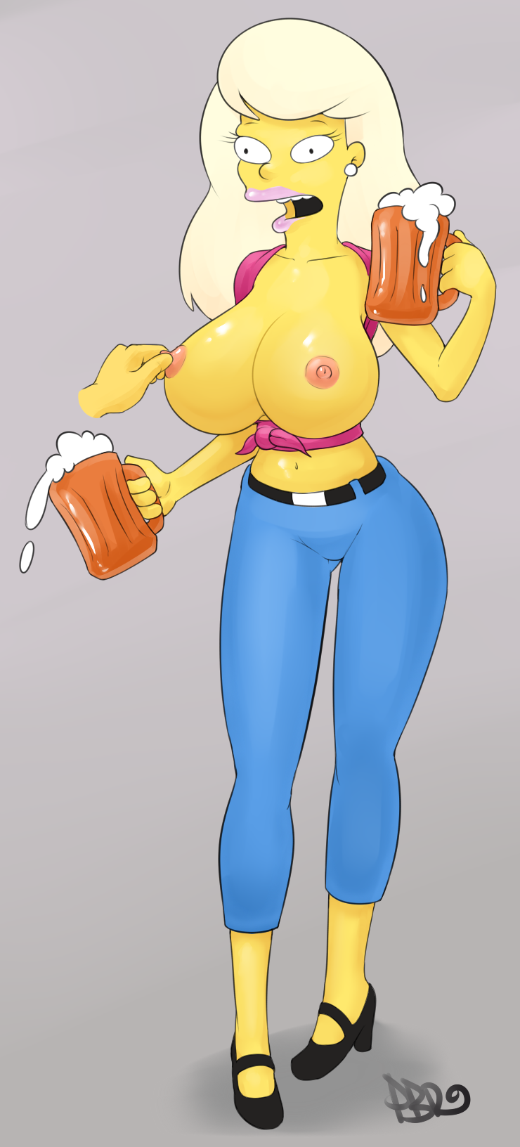 naked the marge simpsons from Dark seeker i am legend